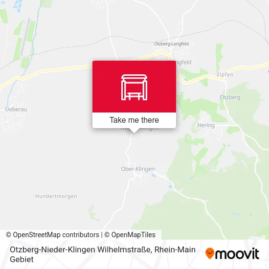 Карта Otzberg-Nieder-Klingen Wilhelmstraße