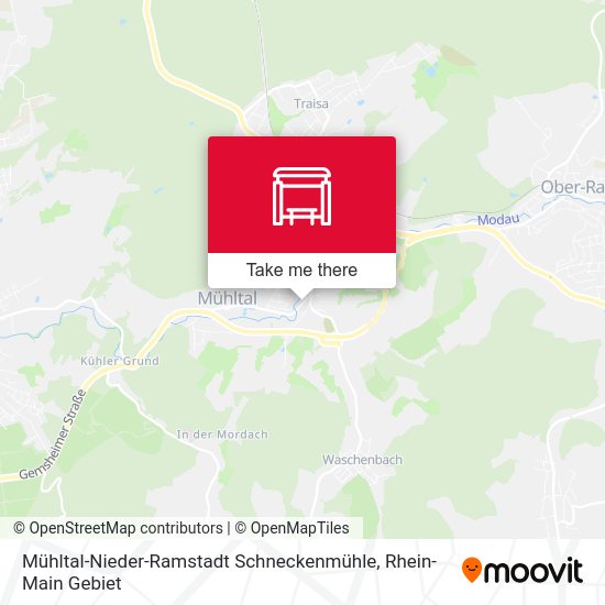 Mühltal-Nieder-Ramstadt Schneckenmühle map