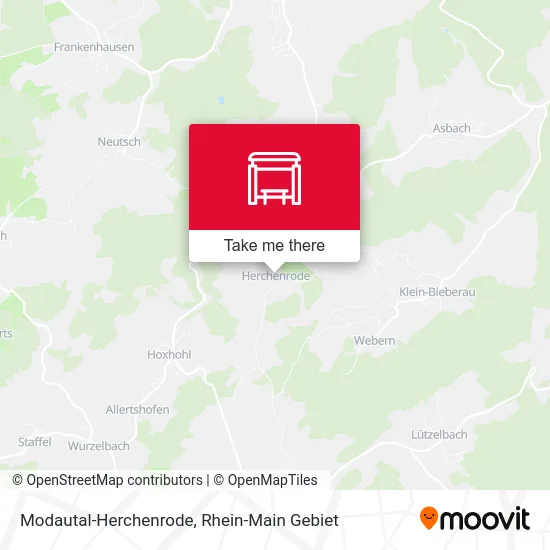 Карта Modautal-Herchenrode