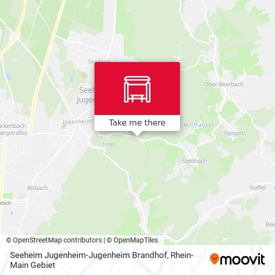 Seeheim Jugenheim-Jugenheim Brandhof map
