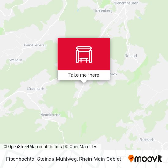 Fischbachtal-Steinau Mühlweg map