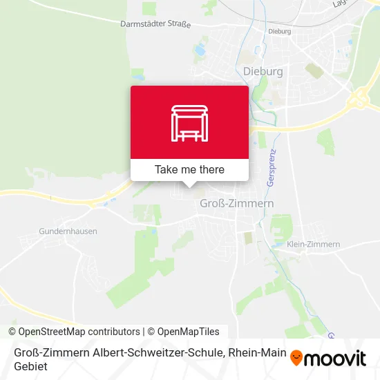 Карта Groß-Zimmern Albert-Schweitzer-Schule