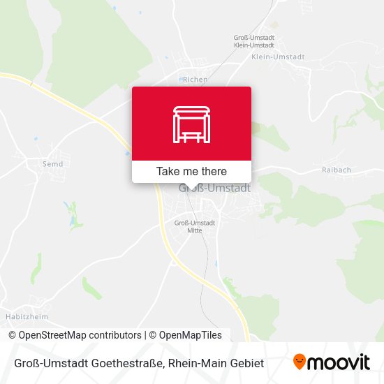 Groß-Umstadt Goethestraße map