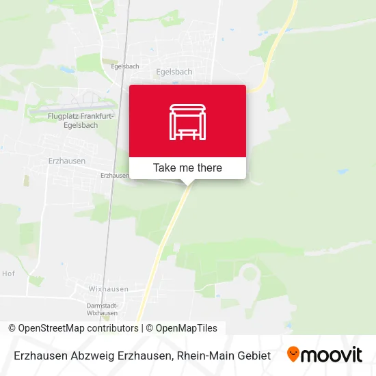 Карта Erzhausen Abzweig Erzhausen