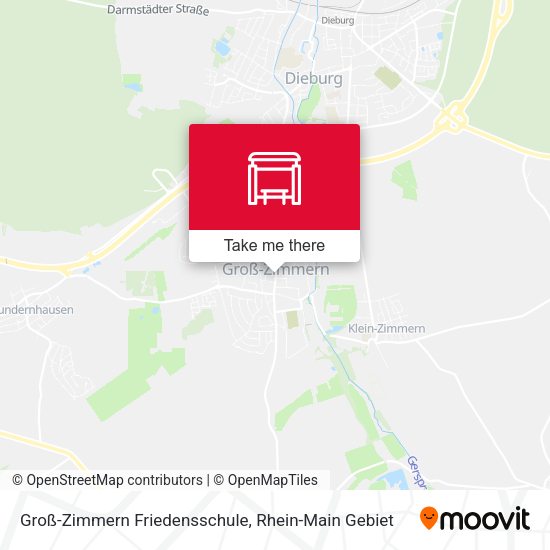Карта Groß-Zimmern Friedensschule