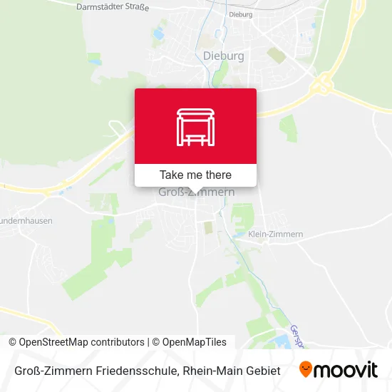 Карта Groß-Zimmern Friedensschule