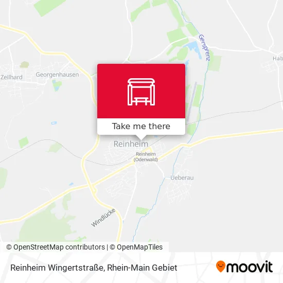 Карта Reinheim Wingertstraße