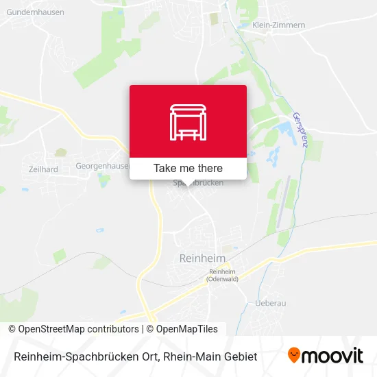 Карта Reinheim-Spachbrücken Ort