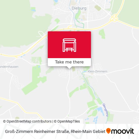 Groß-Zimmern Reinheimer Straße map