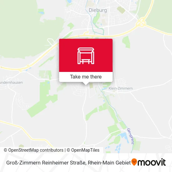 Карта Groß-Zimmern Reinheimer Straße