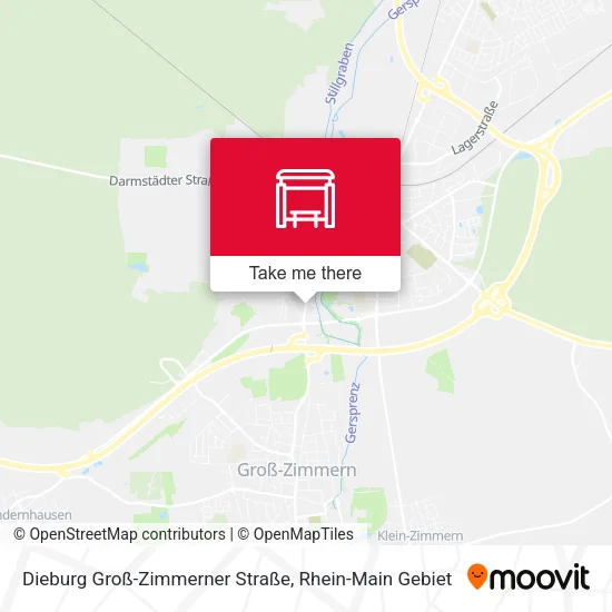Карта Dieburg Groß-Zimmerner Straße