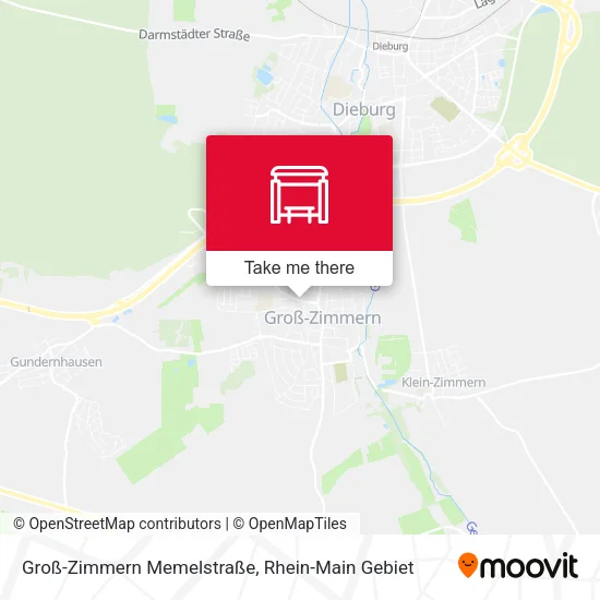 Карта Groß-Zimmern Memelstraße