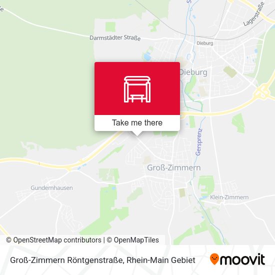 Groß-Zimmern Röntgenstraße map