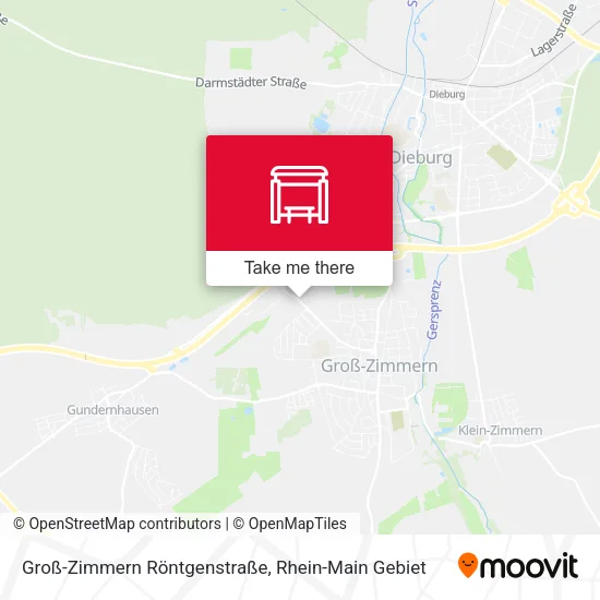 Groß-Zimmern Röntgenstraße map