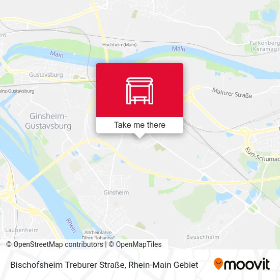 Карта Bischofsheim Treburer Straße