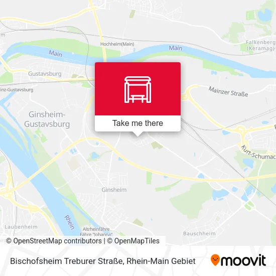 Карта Bischofsheim Treburer Straße