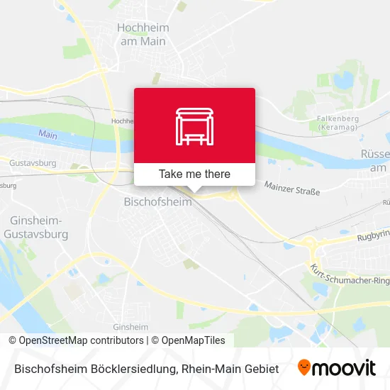 Карта Bischofsheim Böcklersiedlung