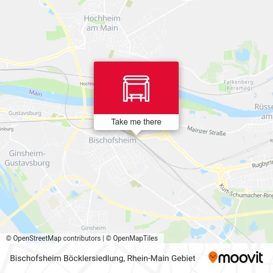 Карта Bischofsheim Böcklersiedlung