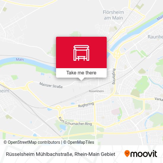 Rüsselsheim Mühlbachstraße map