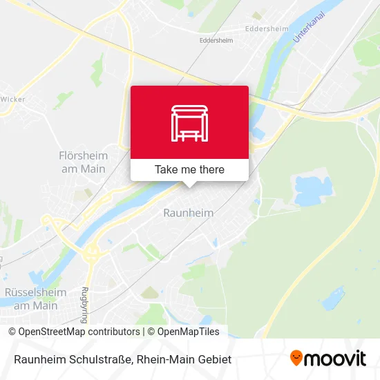 Карта Raunheim Schulstraße