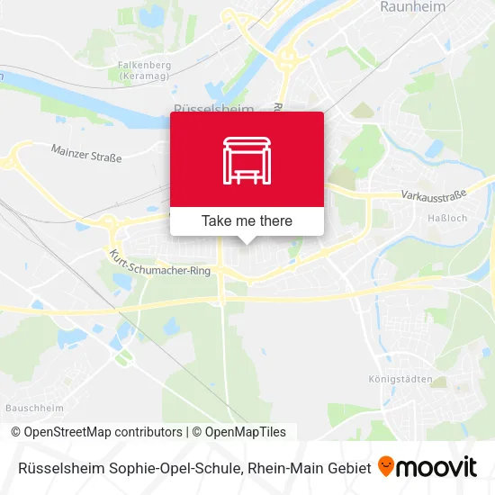 Карта Rüsselsheim Sophie-Opel-Schule