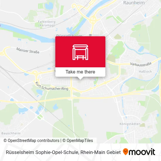 Rüsselsheim Sophie-Opel-Schule map