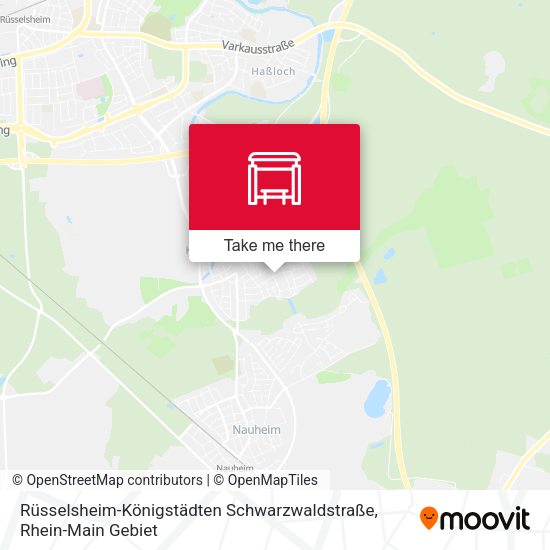 Rüsselsheim-Königstädten Schwarzwaldstraße map