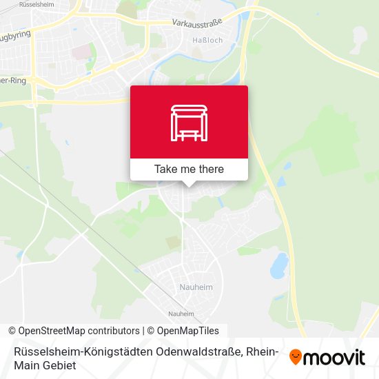 Rüsselsheim-Königstädten Odenwaldstraße map