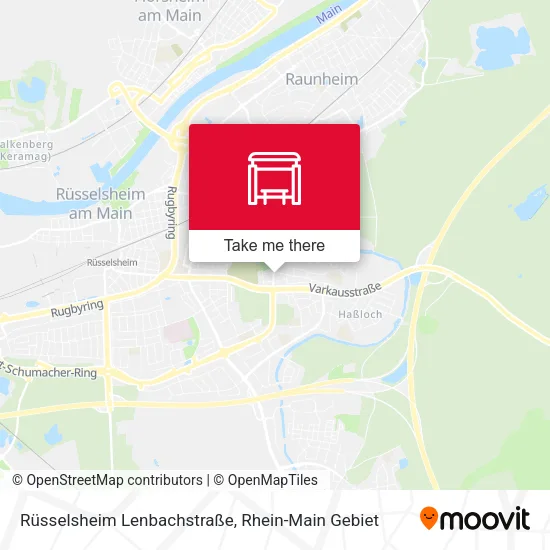 Карта Rüsselsheim Lenbachstraße