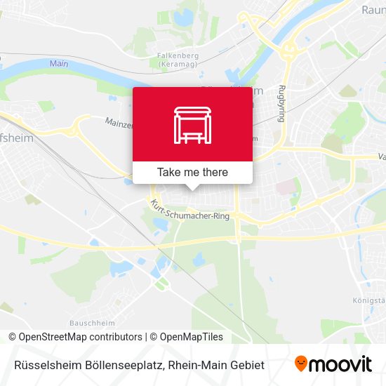 Карта Rüsselsheim Böllenseeplatz