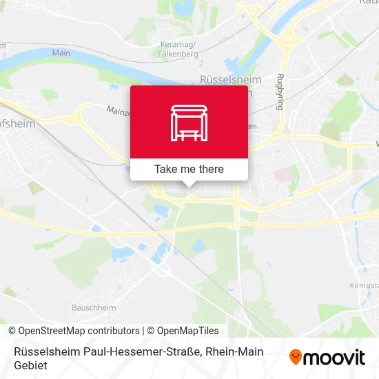 Rüsselsheim Paul-Hessemer-Straße map