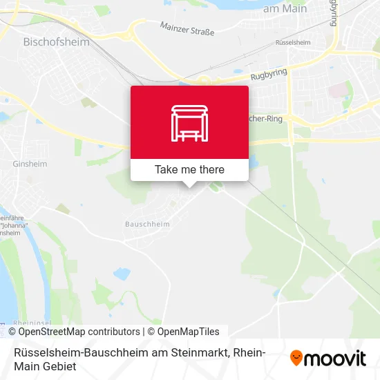 Карта Rüsselsheim-Bauschheim am Steinmarkt