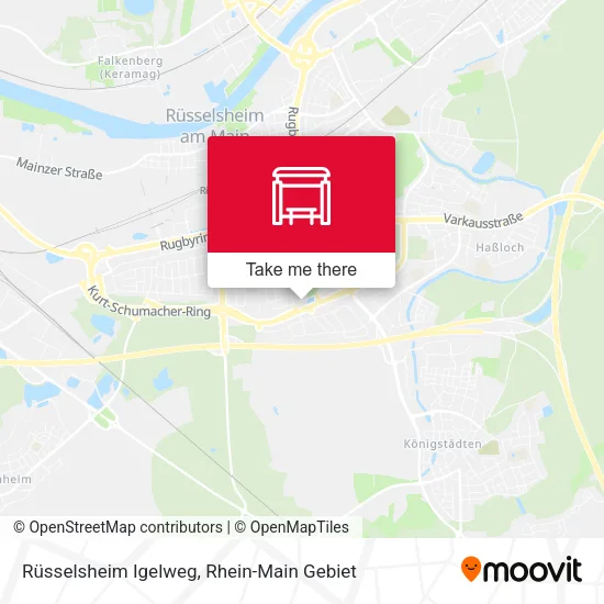 Карта Rüsselsheim Igelweg