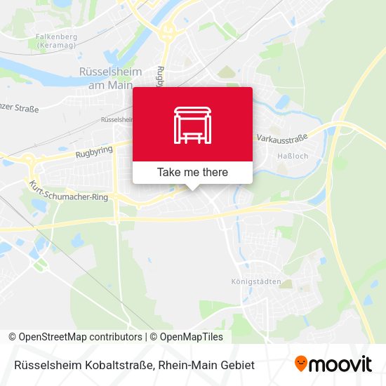 Rüsselsheim Kobaltstraße map