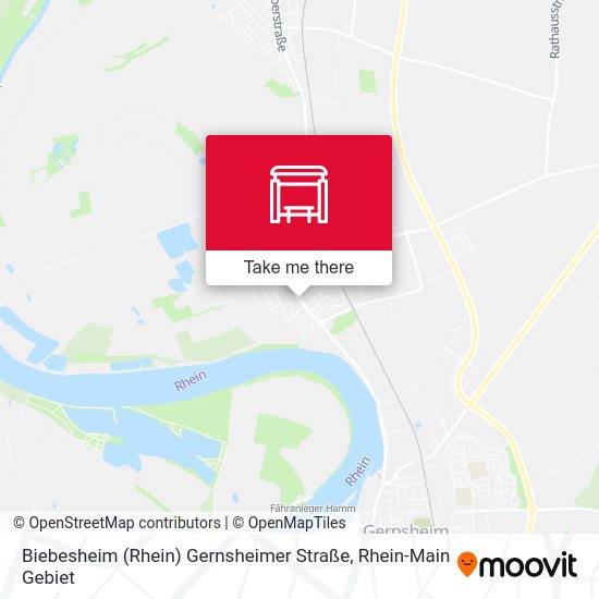Biebesheim (Rhein) Gernsheimer Straße map