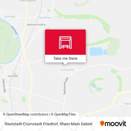 Riedstadt-Crumstadt Friedhof map