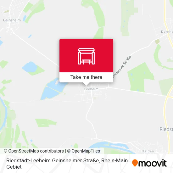 Карта Riedstadt-Leeheim Geinsheimer Straße