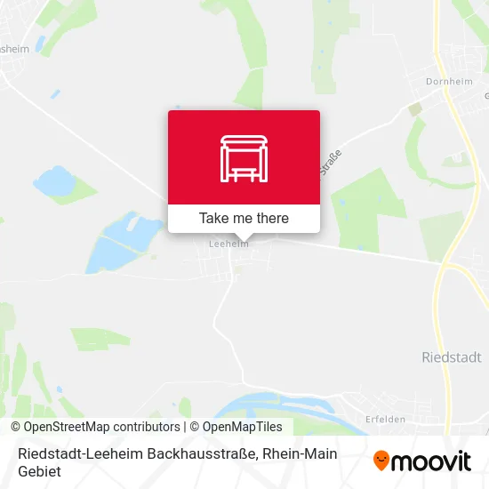 Карта Riedstadt-Leeheim Backhausstraße