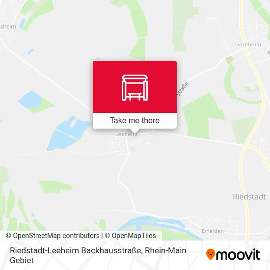Riedstadt-Leeheim Backhausstraße map