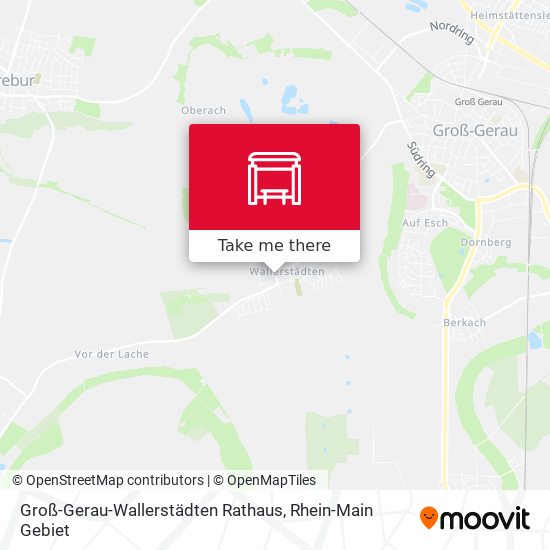 Groß-Gerau-Wallerstädten Rathaus map