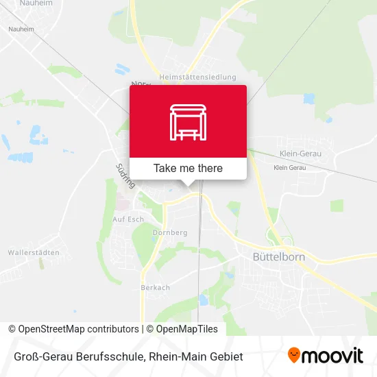 Карта Groß-Gerau Berufsschule