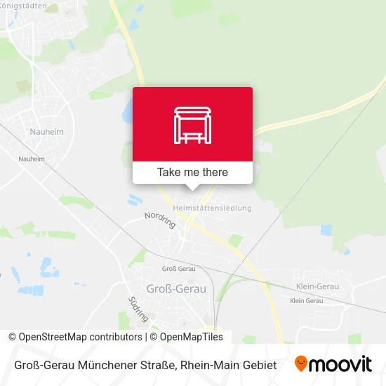 Карта Groß-Gerau Münchener Straße