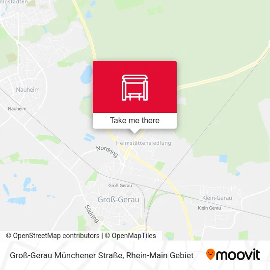 Карта Groß-Gerau Münchener Straße