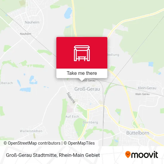 Карта Groß-Gerau Stadtmitte