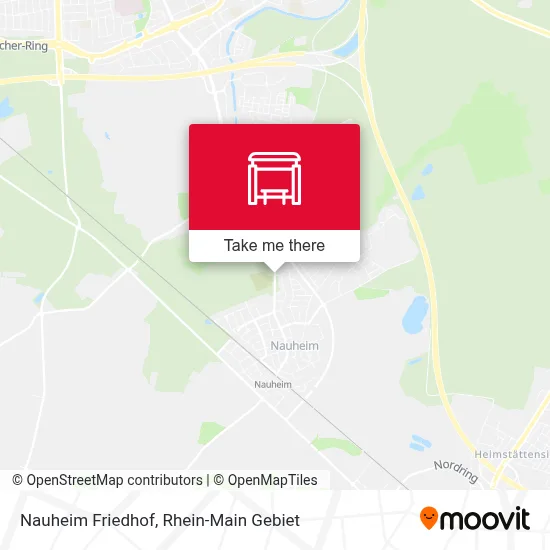 Nauheim Friedhof map