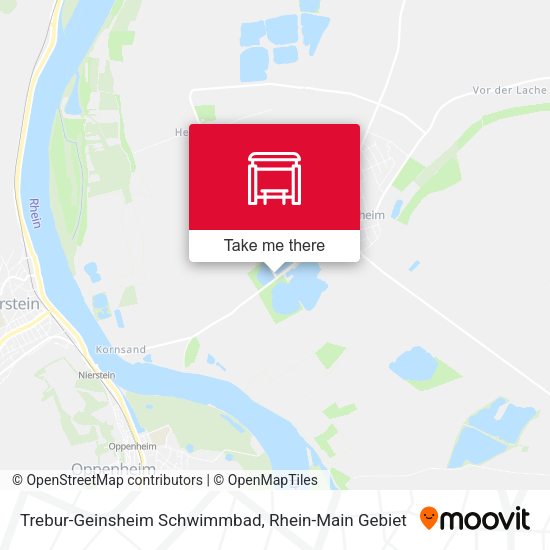 Trebur-Geinsheim Schwimmbad map
