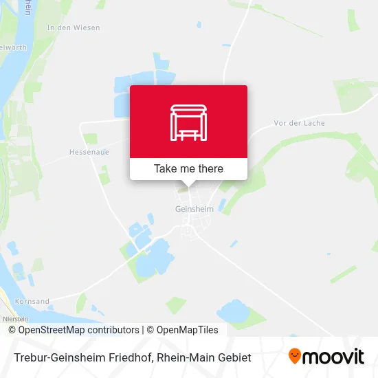 Trebur-Geinsheim Friedhof map