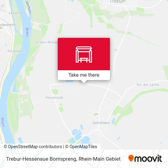 Trebur-Hessenaue Bornspreng map