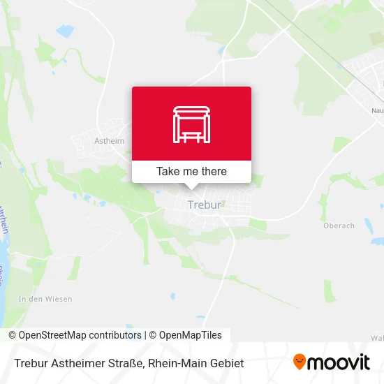 Карта Trebur Astheimer Straße