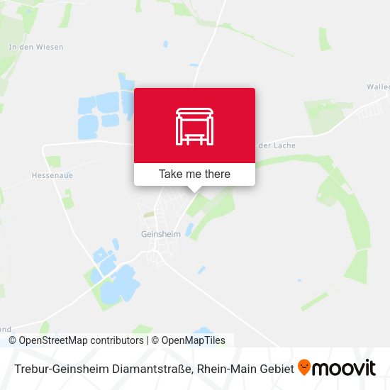 Trebur-Geinsheim Diamantstraße map